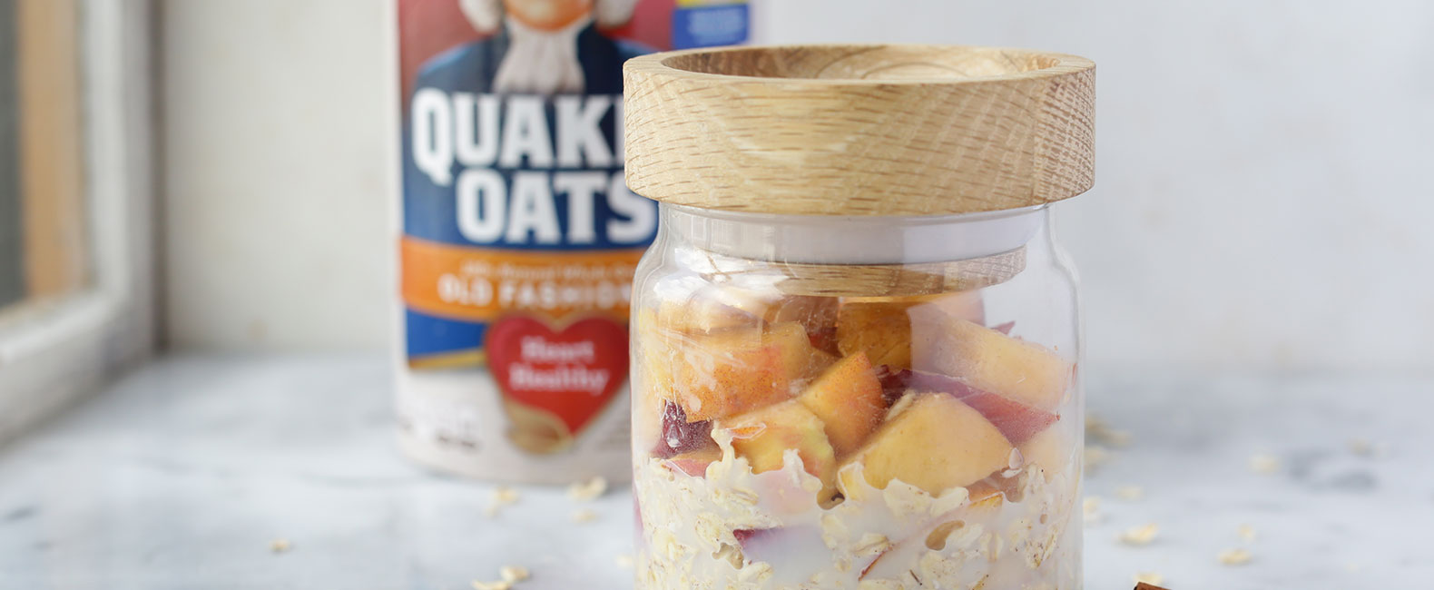 Classic Peach Overnight Oats: Fresh Peaches for Peak Summer Flavor