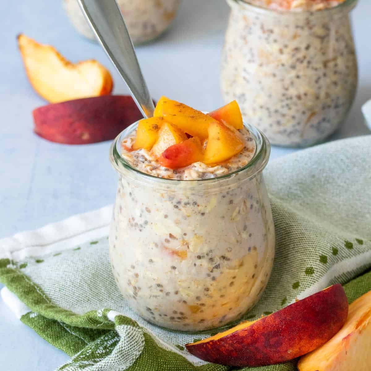 Easy Fresh Peach Overnight Oats: A Taste of Summer Breakfast